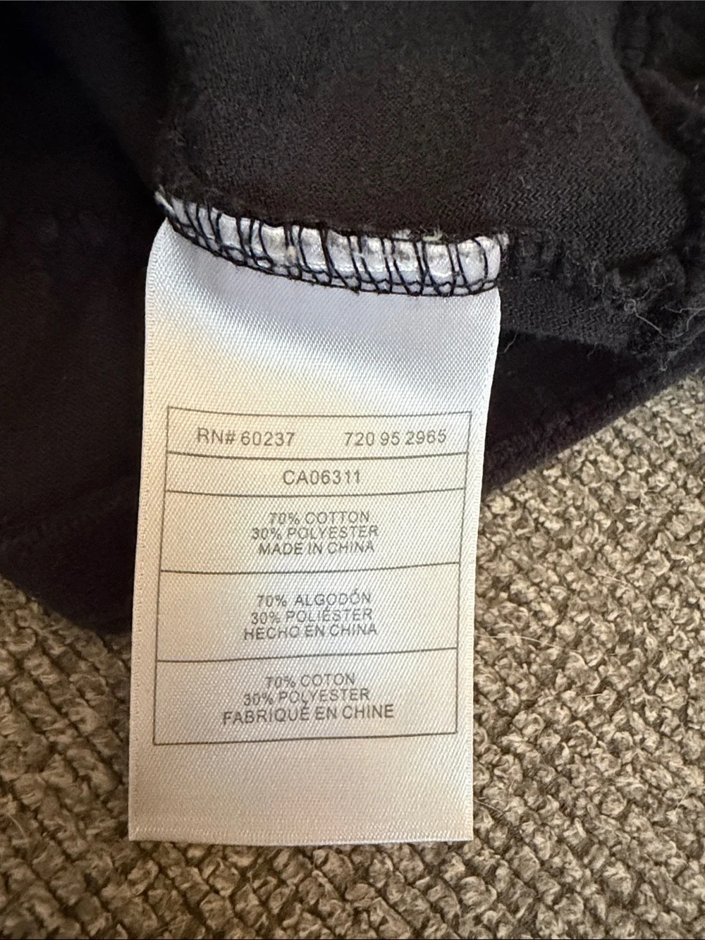 Puma Black Velour Girls Hoodie and Pants with Pink Puma Logos - Picture 6 of 12